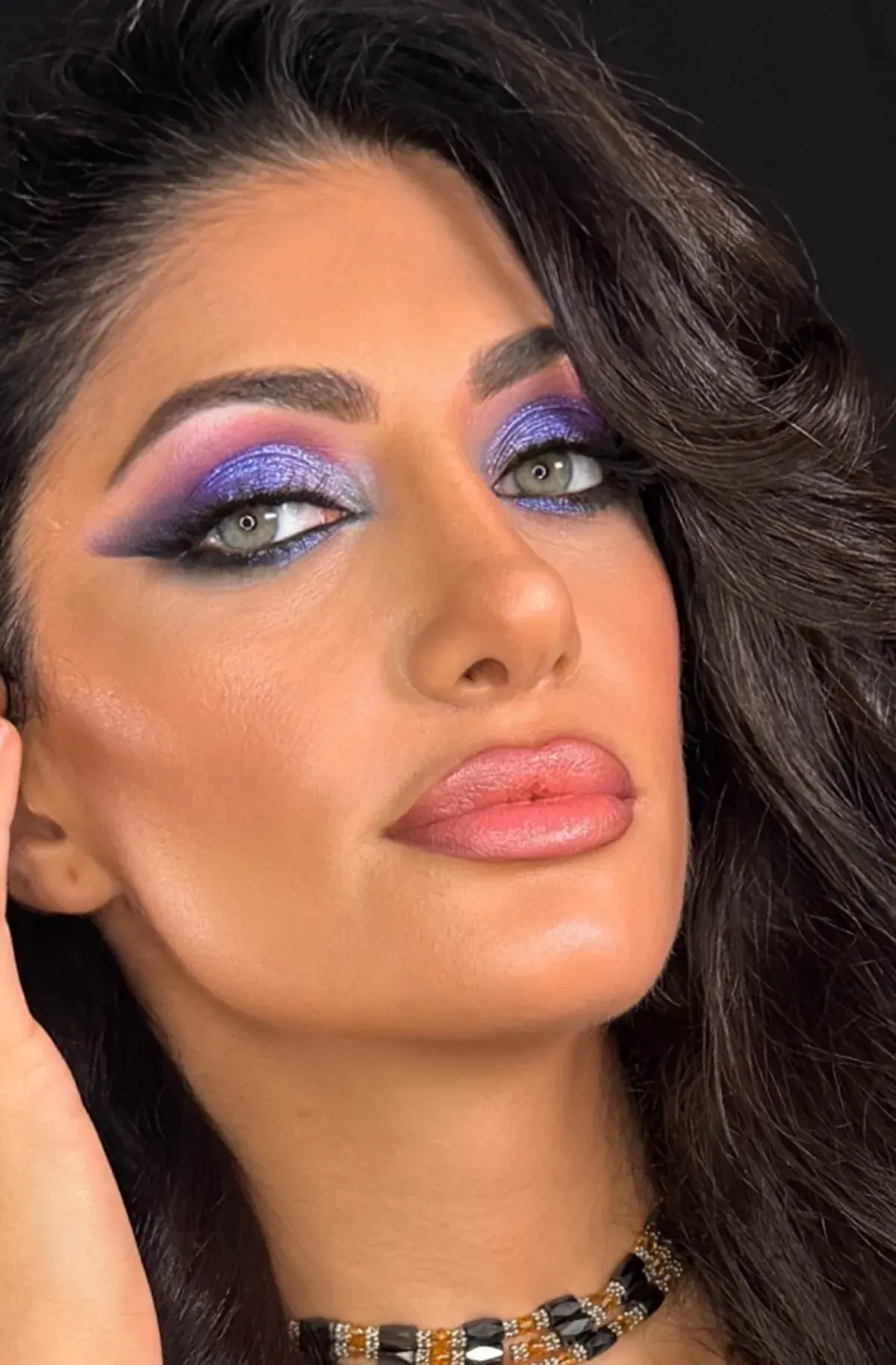 Soft glam bridal makeup