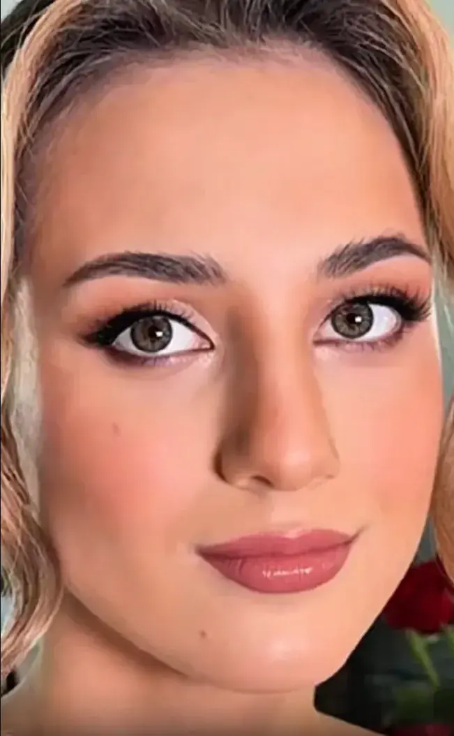 Competition stage makeup application